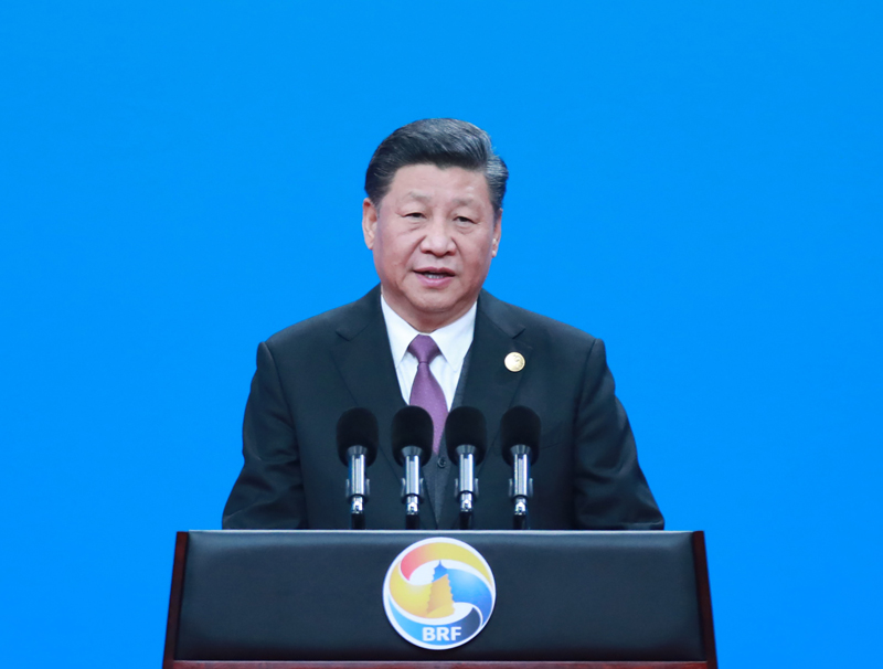 2019年4月26日,习近平主席在北京出席第二届“一带一路”国际合作高峰论坛开幕式并发表主旨演讲。 2019年4月26日,习近平主席在北京出席第二届“一带一路”国际合作高峰论坛开幕式并发表主旨演讲。