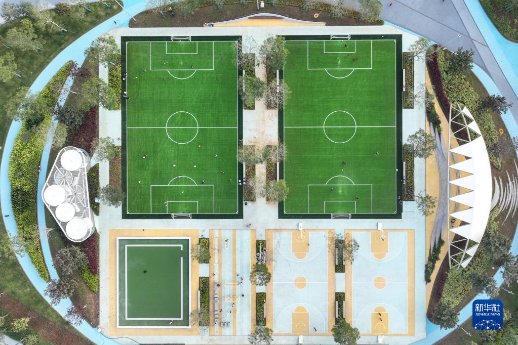 鸟瞰海口西秀公园 -忻州在线 忻州新闻 忻州日报网 忻州新闻网