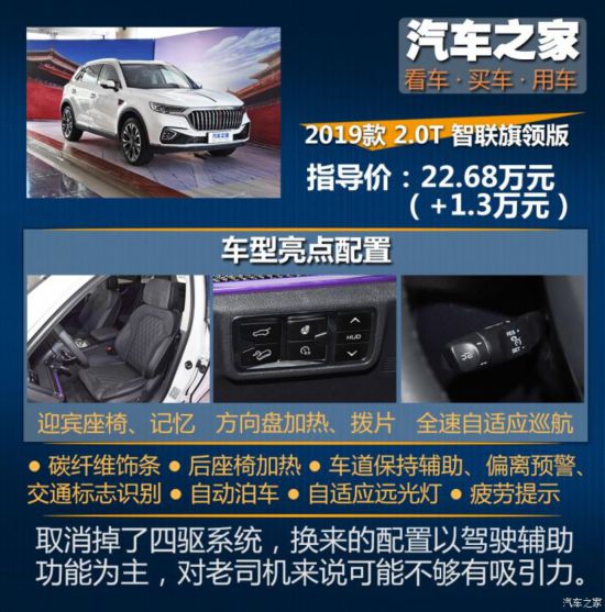 一汽红旗 红旗HS5 2019款 2.0T 智联旗领四驱版