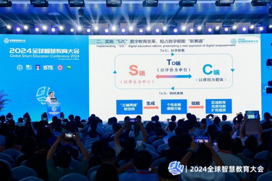 重庆高新区“S2C”数字教育亮相全球智慧教育大会。